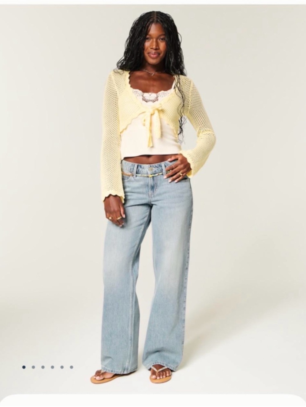 Hollister Light Blue Wide-Leg Jeans